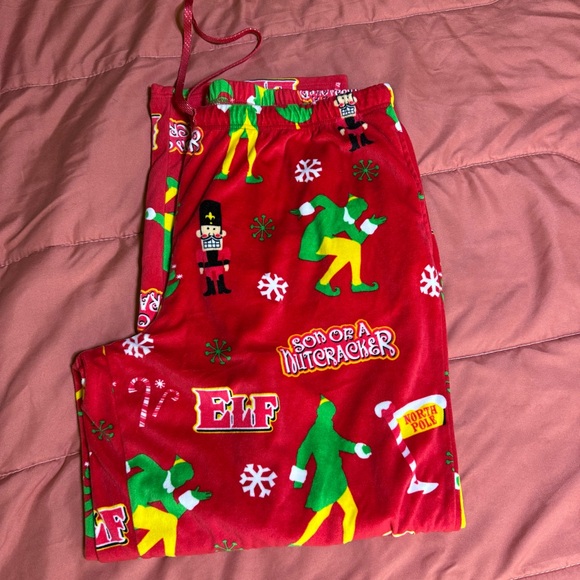 Elf Fleece Pajama Pants 2X - Picture 1 of 3